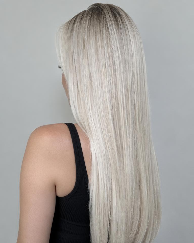 Exemplo de cabelo Loiro frio